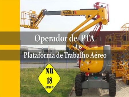 Curso NR-18 Plataformas Elevatórias (Reciclagem) 8 horas