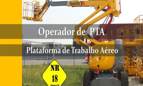 Curso NR-18 Plataformas Elevatórias (Reciclagem) 8 horas